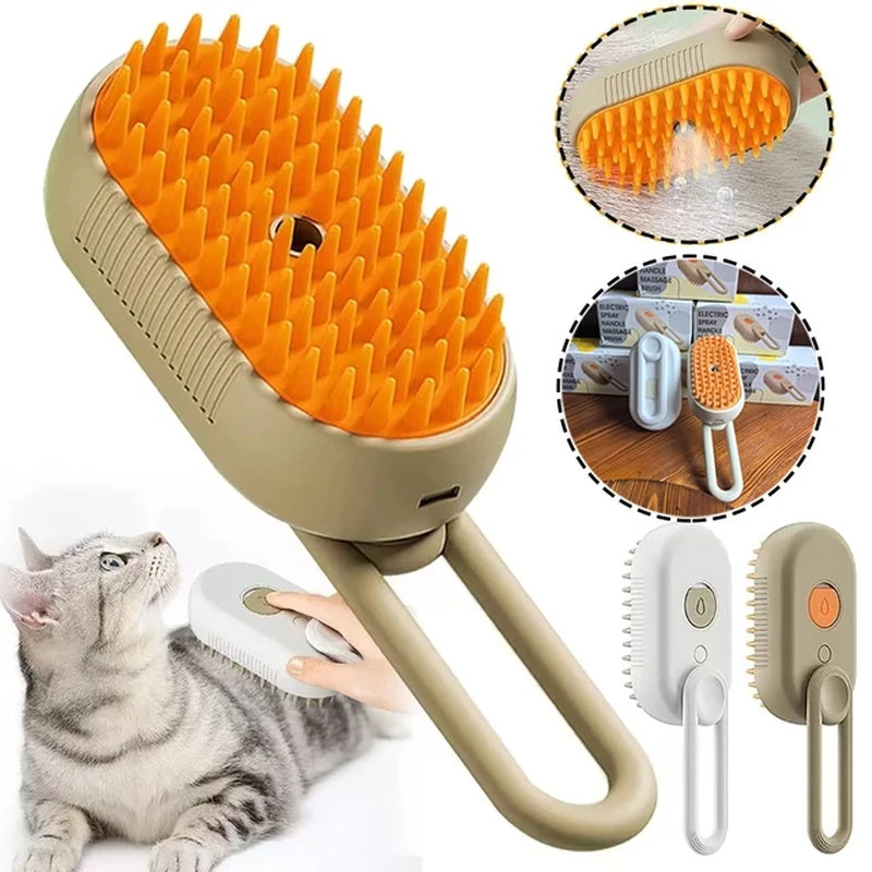 Pet Electric Steam Brush