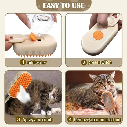 Pet Electric Steam Brush