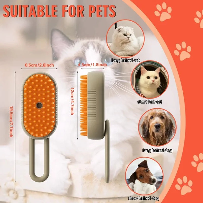 Pet Electric Steam Brush