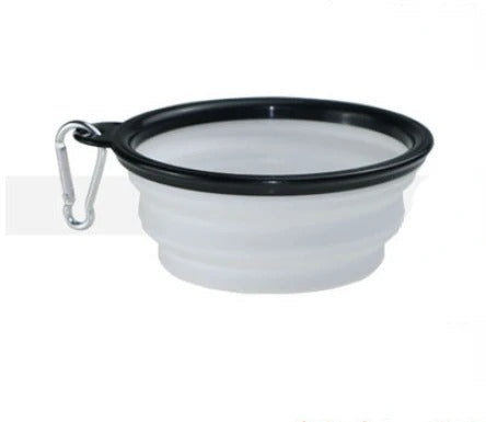 Portable Collapsible Pet Food and Water Bowl