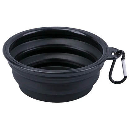 Portable Collapsible Pet Food and Water Bowl